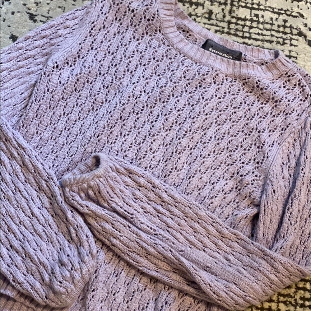Reformation sweater